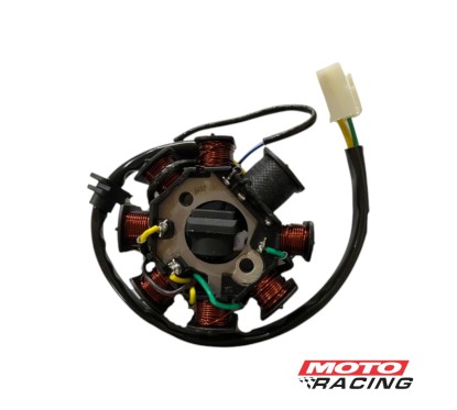 ESTATOR GILERA SMASH 110 8 POLOS FICHA 5 CABLES (HADA)