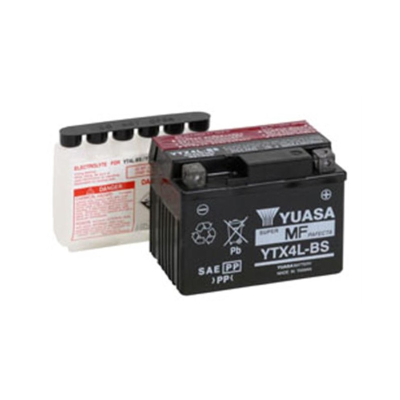 BATERIA LIBRE MANTENIMIENTO YTX4L-BS C -  ACIDO INDON YUASA