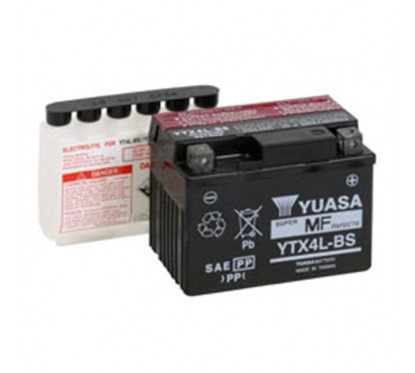 BATERIA LIBRE MANTENIMIENTO YTX4L-BS C -  ACIDO INDON YUASA