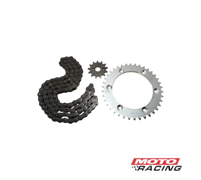 KIT TRANSMISION HONDA XR 250 TORNADO 38/13 C/CADENA 520 (RIDE GEARS)