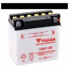 BATERIA 12V 12N7-3B POSITIVO DERECHO (YUASA INDONESIA)