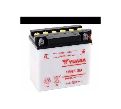 BATERIA 12V 12N7-3B POSITIVO DERECHO (YUASA INDONESIA)