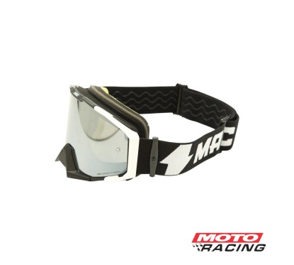 ANTIPARRA CYCLOP RAY BLANCO-  NEGRO MICA ESPEJADO SILVER (MAC)