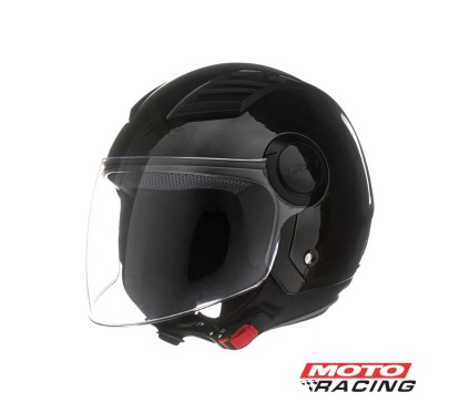 CASCO 562 AIRFLOW NEGRO BRILLO ABIERTO C/VISOR "M" (LS2)