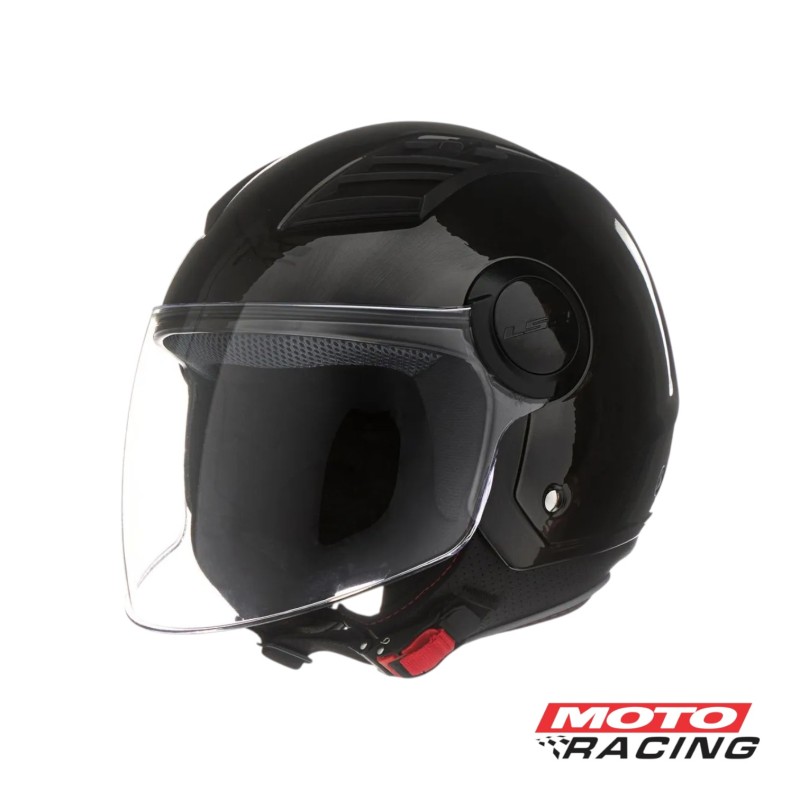 CASCO 562 AIRFLOW NEGRO BRILLO ABIERTO C- VISOR "XL" (LS2)