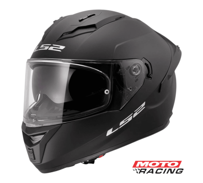 CASCO 806 FUSION SOLID D- VISOR NEGRO MATE "XXL" (LS2)