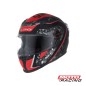 CASCO 816 COSMOS STRIKE NEGRO/ GRIS/ ROJO MATE "L" (LS2)