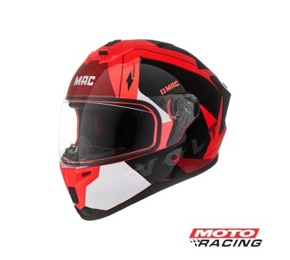 CASCO FF 070 VOLT BROKET BLANCO-  NEGRO-  NARANJA BRILLO "L" (MAC)