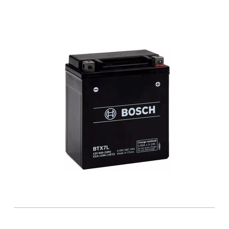 BATERIA 12V YT7A = YTX7L-BS LIBRE MANTENIMIENTO C/GEL (BOSCH)