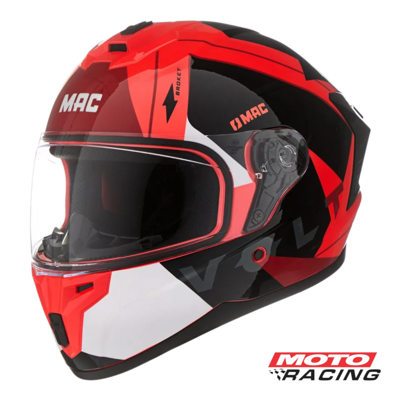 CASCO FF 070 VOLT BROKET BLANCO/ NEGRO/ NARANJA BRILLO "XL" (MAC)