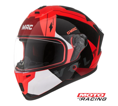 CASCO FF 070 VOLT BROKET BLANCO/ NEGRO/ NARANJA BRILLO "XL" (MAC)
