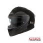 CASCO 861 ALPHA SOLID CARBONO D- VISOR NEGRO BRILLO "M" (MAC)