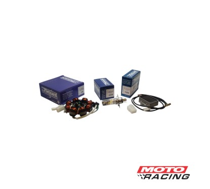 KIT CARGA BATERIA HONDA TITAN 125- 150 ESTATOR, REG Y LAMP (PIETCARD)