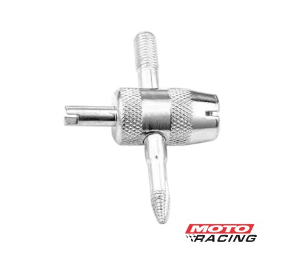 DESTORNILLADOR EXTRACTOR VALVULA NEUMATICOS 4 PUNTAS (NSU)