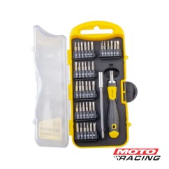 KIT DESTORNILADOR C/ PUNTAS 38 PZS (NSU)