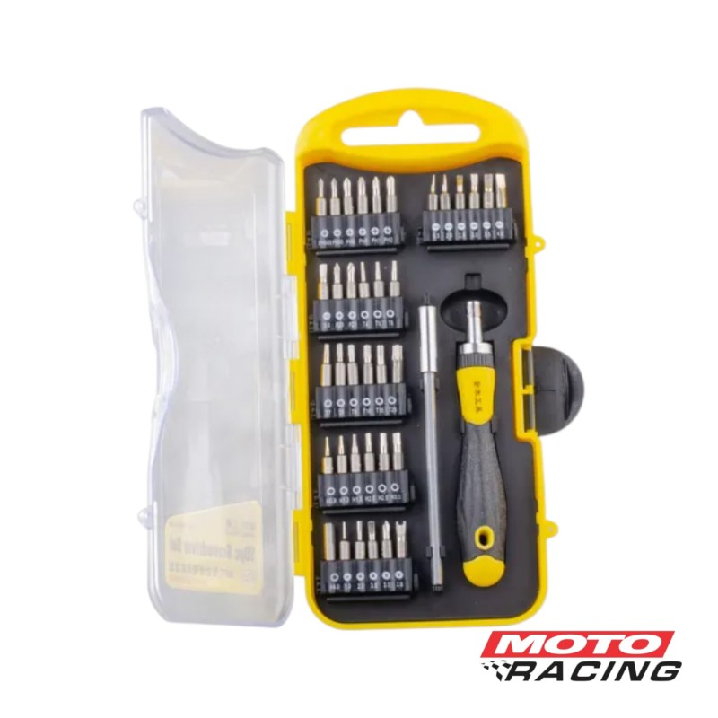 KIT DESTORNILADOR C-  PUNTAS 38 PZS (NSU)