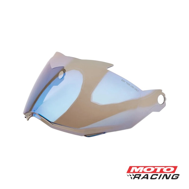 VISOR CASCO MX060 QUEST ESPEJADO IRIDIUM AZUL (MAC)