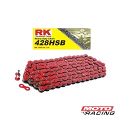 CADENA TRANSMISION 428HSBx136 ROJO (RK)