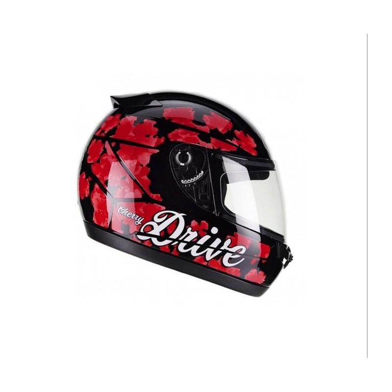 CASCO DRIVE HG CHERRY NEGRO -  ROJO FLY "L"