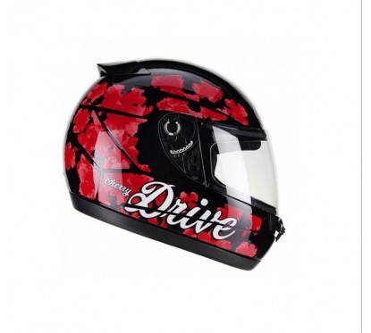 CASCO DRIVE HG CHERRY NEGRO -  ROJO FLY "L"