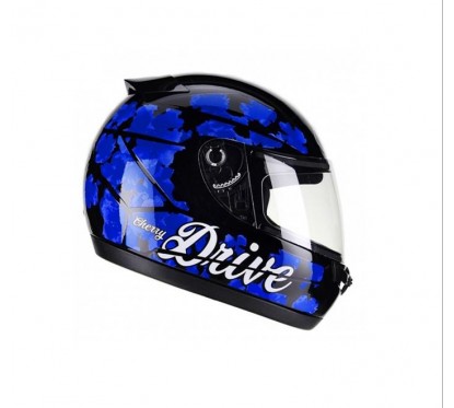 CASCO DRIVE HG CHERRY NEGRO -  AZUL FLY "M"