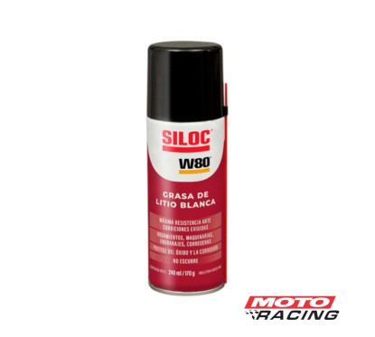 LUBRICANTE GRASA LITIO BLANCA AEROSOL x 240ml (W80)