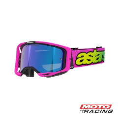 ANTIPARRA VISION 8 VISTA GOGGLE ROSA / AMARILLO / VERDE (ALPINESTARS)
