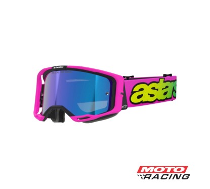 ANTIPARRA VISION 8 VISTA GOGGLE ROSA / AMARILLO / VERDE (ALPINESTARS)
