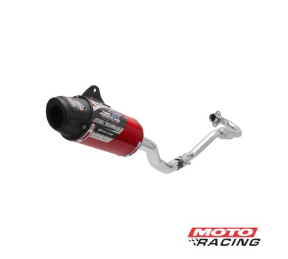 ESCAPE HONDA XR 150 POWERCORE 3 STEEL ROJO (PRO TORK)