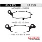 PASTILLA FRENO KAWASAKI KLE 650 VERSYS DELANTERA HD122 = FA229 (HD)