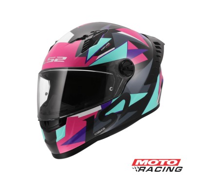 CASCO 816 COSMOS ASTOM NEGRO-  ROSA MATE "M" (LS2)