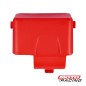 PROTECTOR BOMBA LIQUIDO FRENO HONDA XR 250 TORNADO ROJO (AMX)