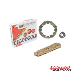 KIT TRANSMISION HONDA NX4 FALCON 400 40- 15 C- CADENA DORADA (STD)