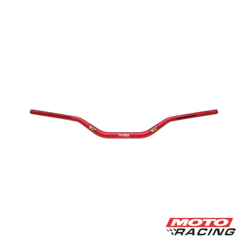 MANUBRIO WR5 NAKED 28.6mm BAJO ROJO (WIRTZ)