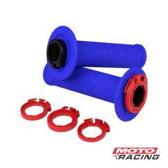 PUÑOS MX2 LOCK-ON UNIVERSAL HONDA/YAMAHA/KAWASAKI/HUSQ AZUL (WIRTZ)