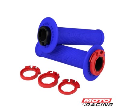 PUÑOS MX2 LOCK-ON UNIVERSAL HONDA- YAMAHA- KAWASAKI- HUSQ AZUL (WIRTZ)