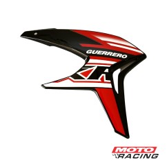 DEFLECTOR TANQUE DERECHO GUERRERO GXR 200 '17 NEGRO (ORIGINAL)