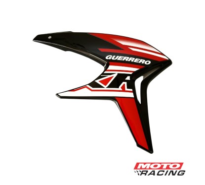 DEFLECTOR TANQUE DERECHO GUERRERO GXR 200 '17 NEGRO (ORIGINAL)