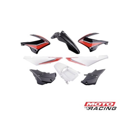 KIT PLASTICOS COMPLETO MOTOMEL SKUA 150 V6 8Pza NEGRO (NSU)