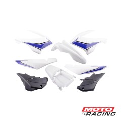 KIT PLASTICOS COMPLETO MOTOMEL SKUA 150 V6 8Pza BLANCO (NSU)