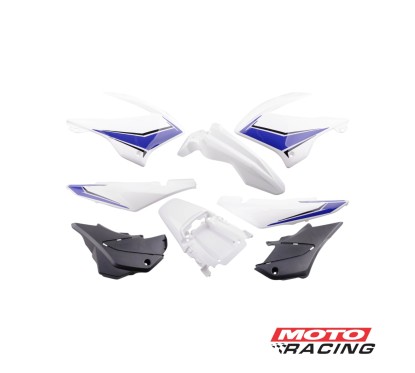 KIT PLASTICOS COMPLETO MOTOMEL SKUA 150 V6 8Pza BLANCO (NSU)