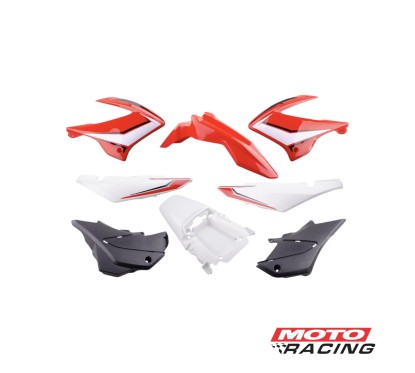 KIT PLASTICOS COMPLETO MOTOMEL SKUA 150 V6 8Pza ROJO (NSU)