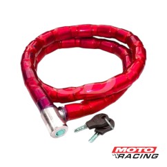 CANDADO LINGA 22x1200mm LARGO COLORES VARIOS (MOTORCYCLE LOCK)