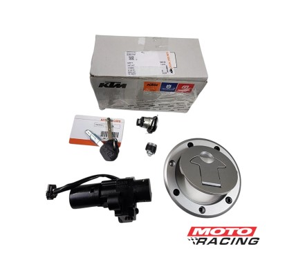 LLAVE CONTACTO KTM DUKE 200 SET C-  TAPA TANQUE (ORIGINAL)