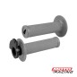 PUÑOS LOCK-ON UNIVERSAL HONDA/YAMAHA/KAWASAKI/HUSQ GRIS (UFO)