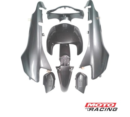 KIT PLASTICOS GUERRERO TRIP 110 7P GRIS OSCURO (ORIGINAL)