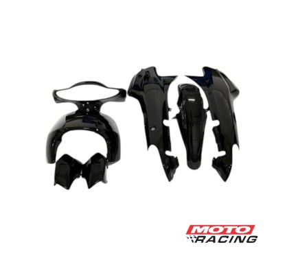 KIT PLASTICOS GUERRERO TRIP 110 7P NEGRO (ORIGINAL)