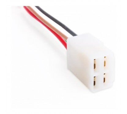 FICHA MACHO 4 VIAS P- MOTO LLAVE CONTACTO