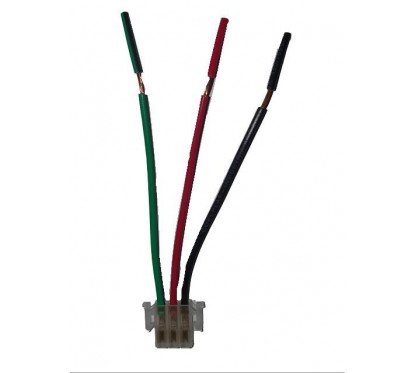 FICHA MACHO 3 VIAS P- MOTO TABLERO Y LLAVES TECLAS