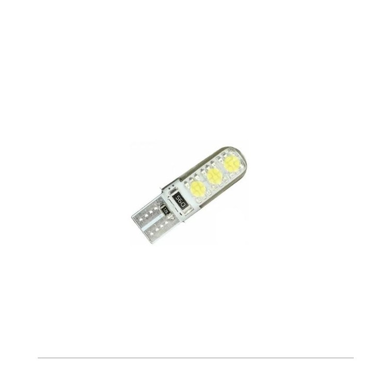 LAMPARA SILICONADO POSICION/TABLERO 6 LED C/CANBUS ROSA